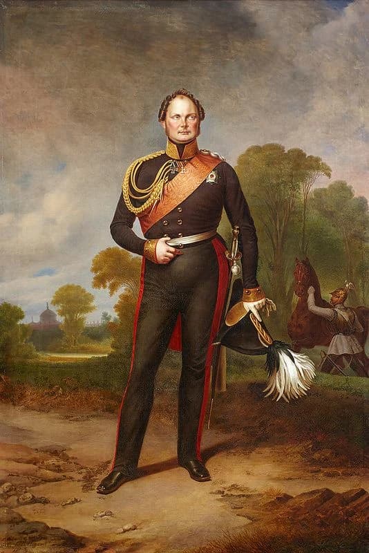 Friedrich Wilhelm IV, painted by Franz Krüger in 1844. Prussian Palaces and Gardens Foundation Berlin-Brandenburg.